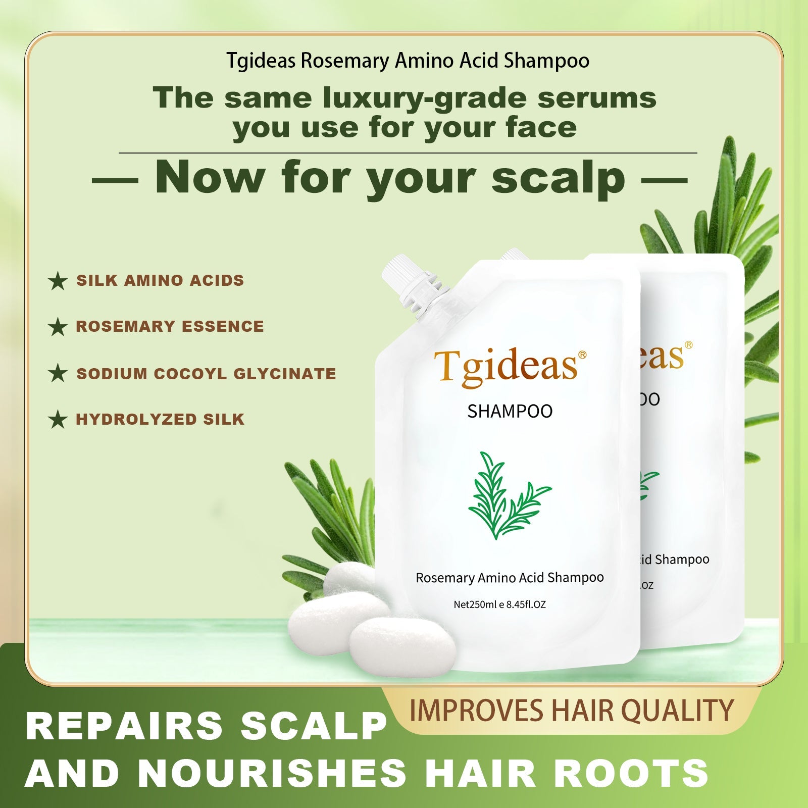 Tgideas Rosemary & Zinc PCA Strengthening Shampoo