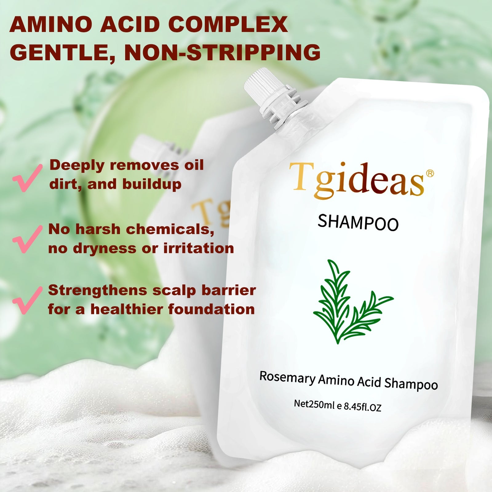 Tgideas Rosemary & Zinc PCA Strengthening Shampoo