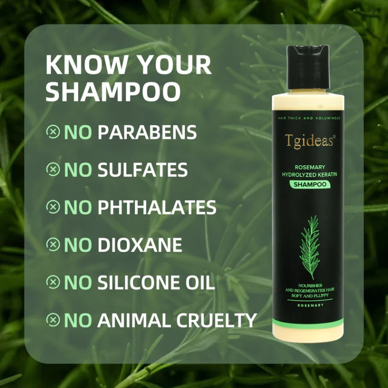 Tgideas® Rosemary Shampoo | Hair Growth & Scalp Treatment