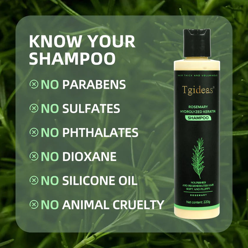 Tgideas® Rosemary Shampoo | Hair Growth & Scalp Treatment